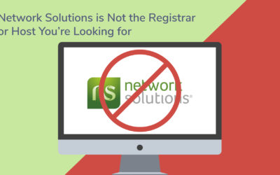 Why You Should Avoid Network Solutions at All Costs