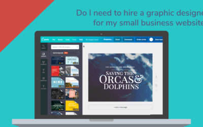 Do I need to hire a graphic designer for my small business website?