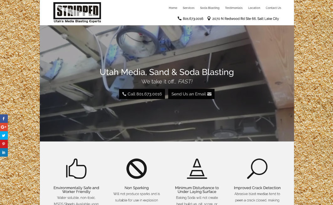 Utah soda blasting, media, & sand blasting